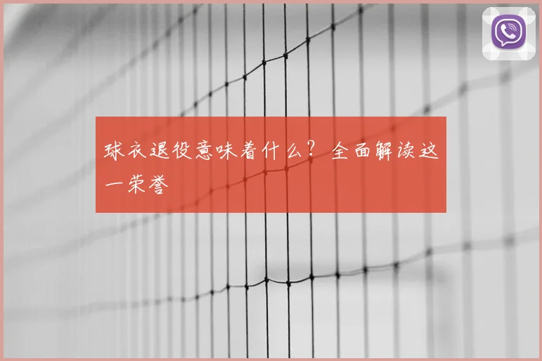 球衣退役意味着什么？全面解读这一荣誉